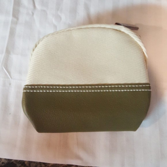 Estee lauder make up bag w tote small bag Green - Picture 2 of 6